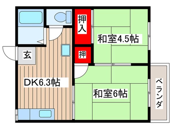 フォーブルマイの物件間取画像